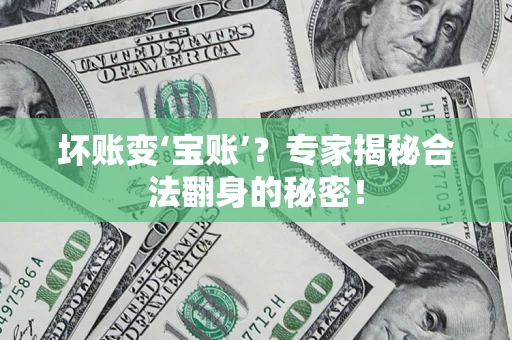 济南坏账变‘宝账’？专家揭秘合法翻身的秘密！