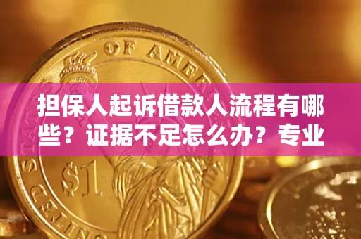 济南担保人起诉借款人流程有哪些？证据不足怎么办？专业律师解答