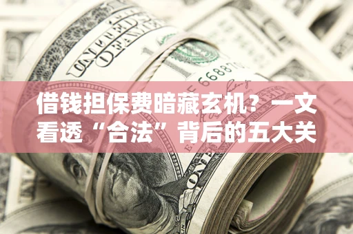 济南借钱担保费暗藏玄机？一文看透“合法”背后的五大关键陷阱