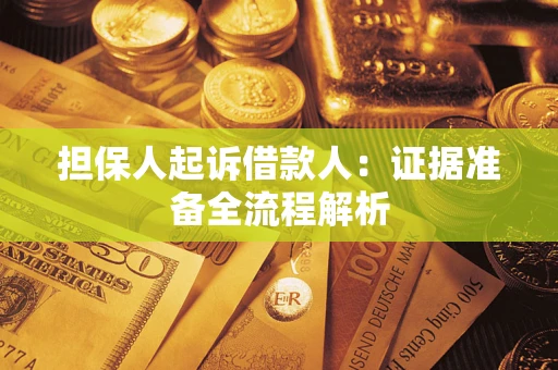 济南担保人起诉借款人：证据准备全流程解析